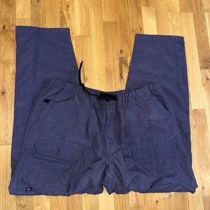 VTG Outersport Baggy‎ Leg Convertible Cargo Pants / Shorts, Men XL (34x30) Blue
